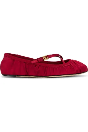 Dolce & Gabbana Ballerina Flat in Red