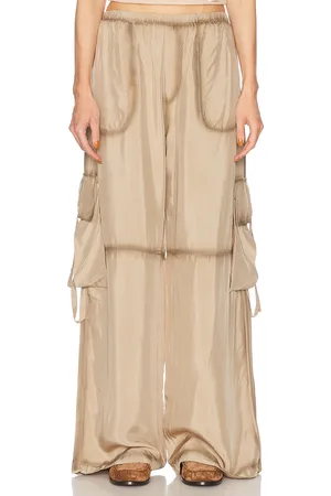 Acne Studios Pock Fluid Cargo in Taupe