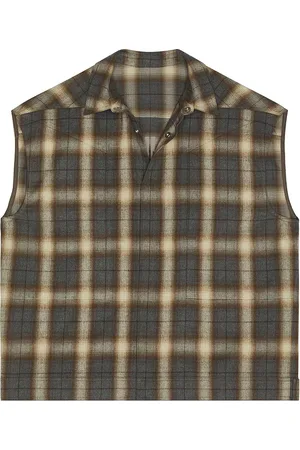 Rick Owens Sleeveless Jumbo Outershirt in Grey