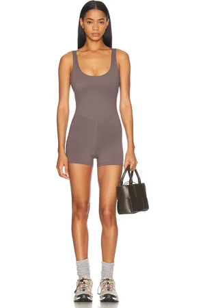 Varley Freesoft Eva All in One 4 Romper in Grey