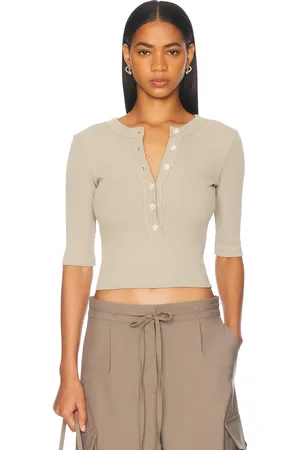 Citizens of Humanity Nali Henley Tee in Sage