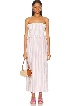 POSSE Coby Strapless Dress in Pink