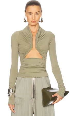 Rick Owens Prong Top in Green