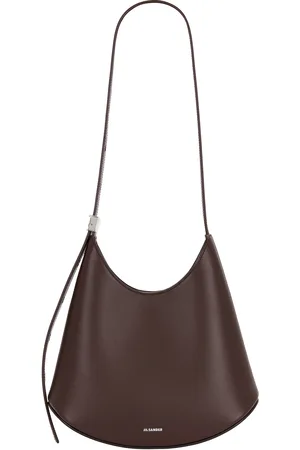Jil Sander Eldorado Small Bag in Wine,Chocolate