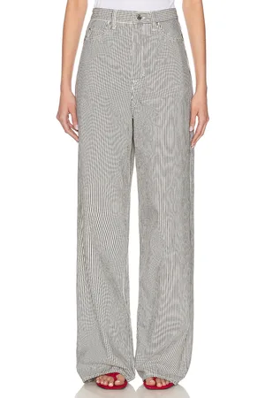 GRLFRND Rey High Rise Wide in Black,White