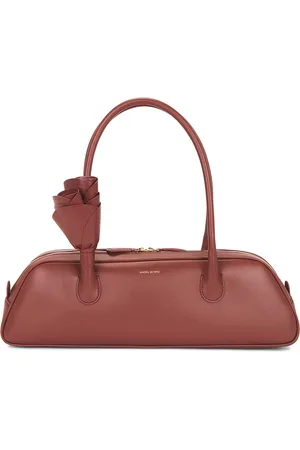 MAGDA BUTRYM Brigitte Trapeze Bag in Rust,Brick