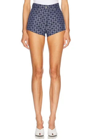 Givenchy Monogram Denim Short in Blue