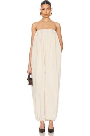 Jacquemus La Combinaison Calisson Jumpsuit in White