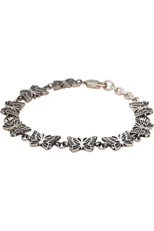 Pins & Needles 925 Silver Bracelet in Metallic Silver