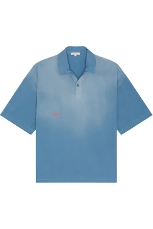 J.W.Anderson Short Sleeve Polo Shirt in Blue