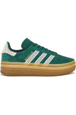 adidas Gazelle Bold Platform Sneaker in Green