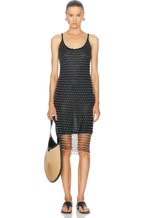 Dolce & Gabbana Beaded Mesh Dress in
