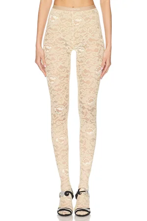 VALENTINO Lace Tight in Cream