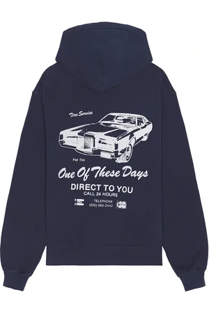 One Of These Days Tire Service Hoody in Navy