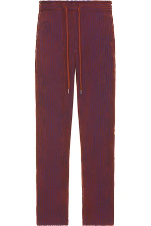 Oas Deep Cut Ayora Terry Pants in Red