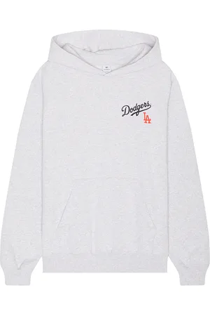Sporty & Rich Dodgers Serif Hoodie in Grey