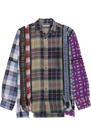 Pins & Needles Flannel Shirt in Red, Blue