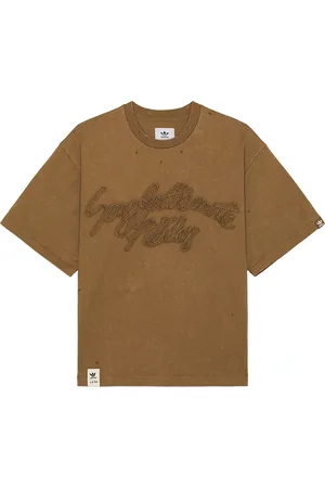 adidas by Song for the Mute Wash Tee in Tan