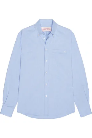 VALENTINO V Logo Signature Shirt in Blue
