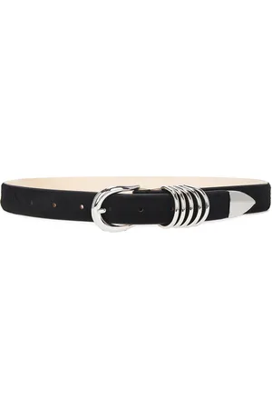 DEHANCHE Hollyhock Cavallino Belt in Black