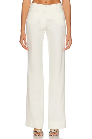 Tom Ford Tailored Low Waisted Pant in White
