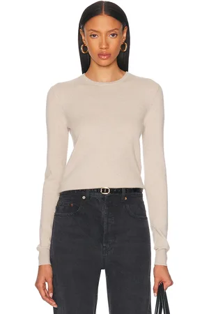 Saint Laurent Cashmere Sweater in Beige