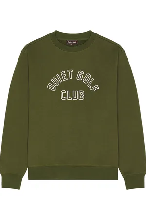 Quiet Golf Qgc Crew Neck Sweatshirt in Green