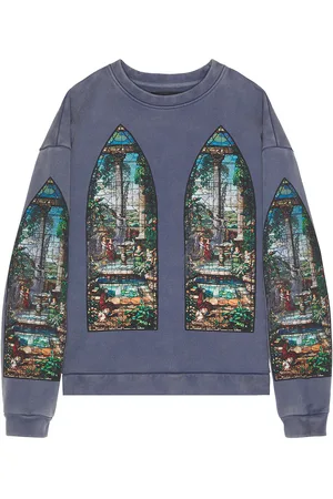 Who Decides War by Ev Bravado Apparent Crewneck Sweater in Blue