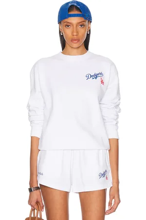 Sporty & Rich X LA Dodgers Serif Crewneck Sweatshirt in