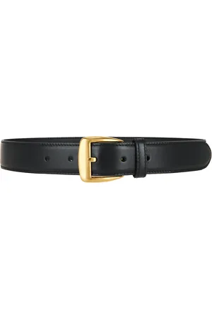 Saint Laurent Ceinture Trapeze Belt in Black