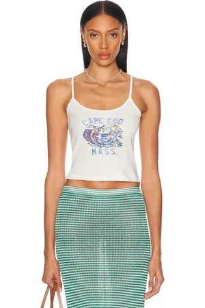 BODE Beaded Sailfish Tank Top in White