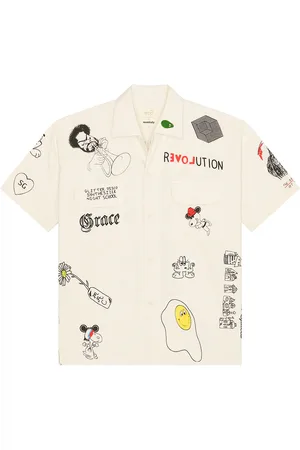 Kardo X Monitaly Tattoo Shirt in Cream