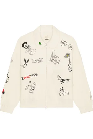 Kardo X Monitaly Tattoo Jacket in Cream