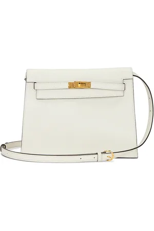 Hermès Evercolor Kelly Danse Shoulder Bag in White