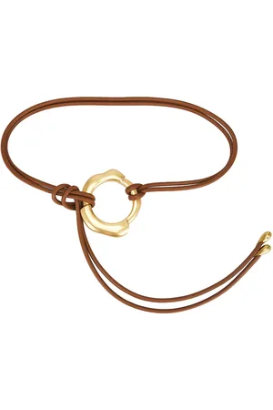 Cult Gaia Asa Belt in Brown