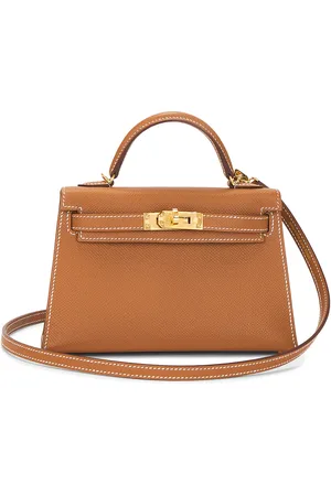 Hermès Epsom Kelly 20 Handbag in Brown