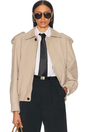 Saint Laurent Bomber Jacket in Biege