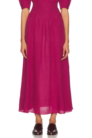 GABRIELA HEARST Penelope Skirt in Pink