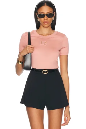 Dolce & Gabbana Short Sleeve T-Shirt in Pink