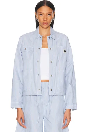 Carhartt Nota Shirt Jacket in Baby Blue