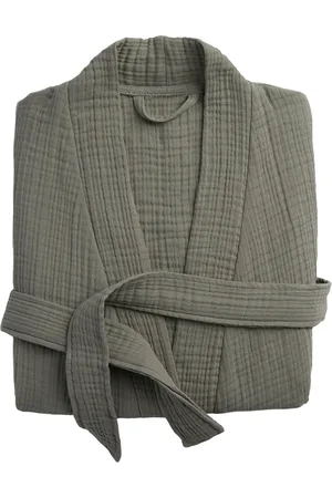 Parachute Cloud Cotton Robe in Green