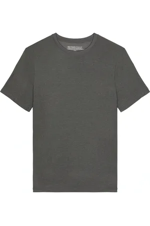 Beyond Yoga Always Beyond Crew Neck Tee 2.0 in Charcoal
