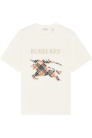 Burberry Stitch EKD Embroidery Core Tee in White