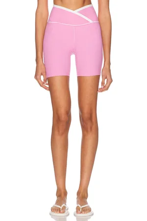 YEAR OF OURS Ribbed Two Tone Veronica Short in Pink