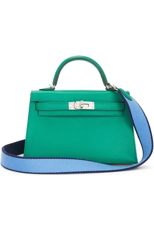 Hermès Epsom Kelly 20 Handbag in Green