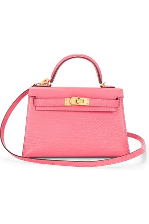 Hermès Chevre Kelly 20 Handbag in Pink