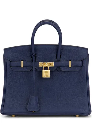 Hermès Togo Birkin 25 Handbag in Navy