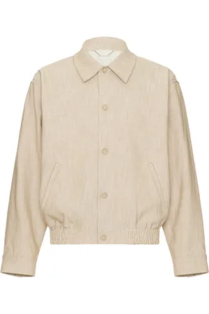 Simkhai Archibald Blouson Shirt Jacket in Neutral