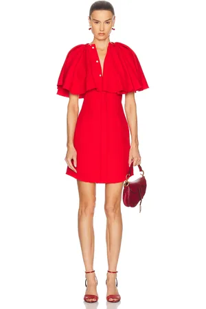 Ami Shirt Dress in Red