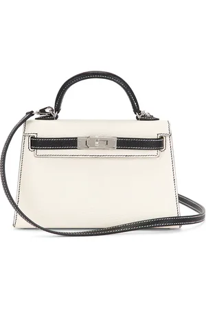 Hermès Chevre Kelly 20 Handbag in Ivory